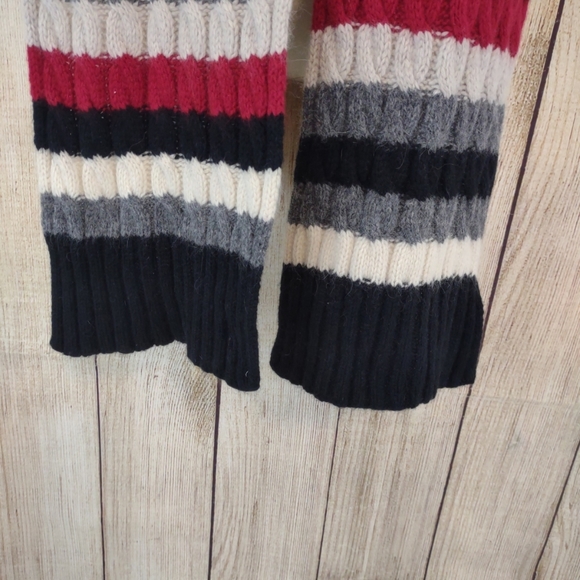 Lauren Ralph Lauren wool rabbit hair cable knit scarve - Picture 9 of 11